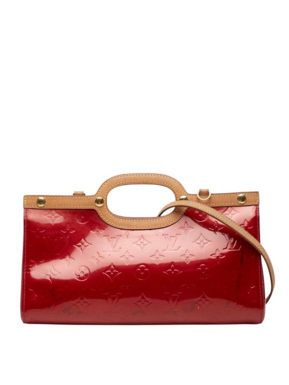 Louis Vuitton Monogram Vernis Roxbury Drive 2-Way Shoulder Bag Pomme D'amour